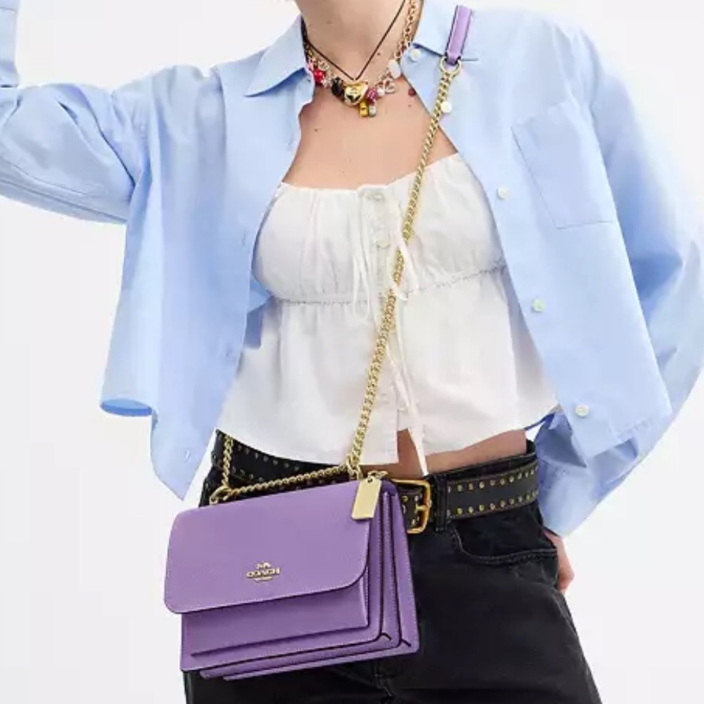 💜NWT COACH KLARE CROSSBODY BAG - Picture 2 of 6